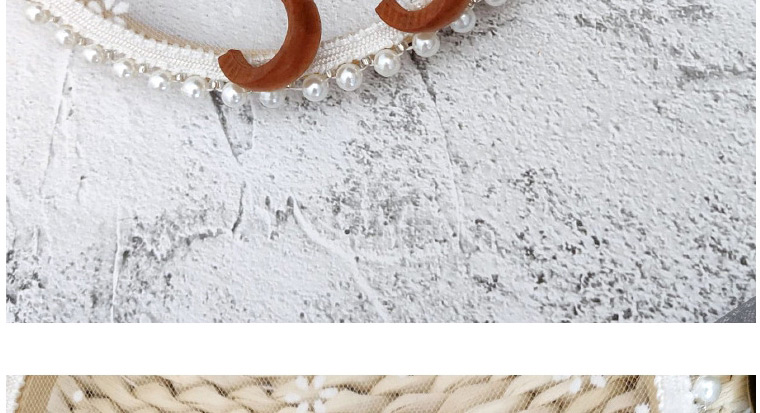 Fashion White C-shaped Original Fungus Ring,Hoop Earrings