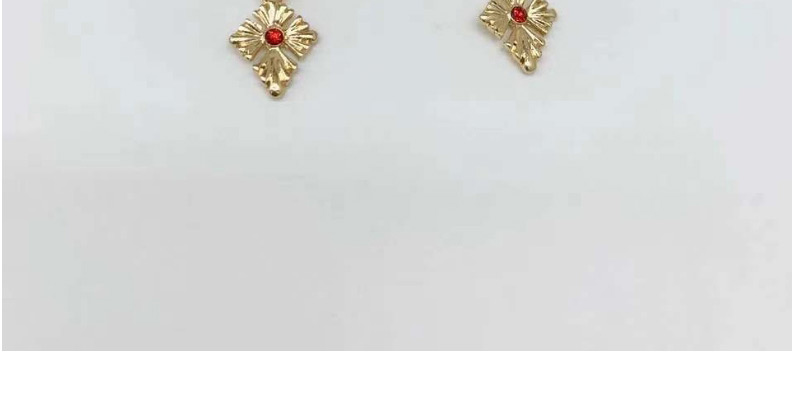 Fashion Red Pearl Geometric Earrings,Drop Earrings