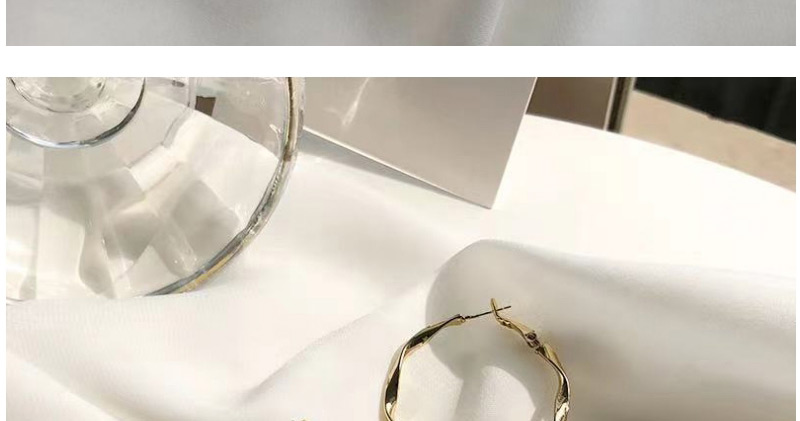 Fashion Large Gold (5.5cm) Geometric Circle Ear Ring,Hoop Earrings