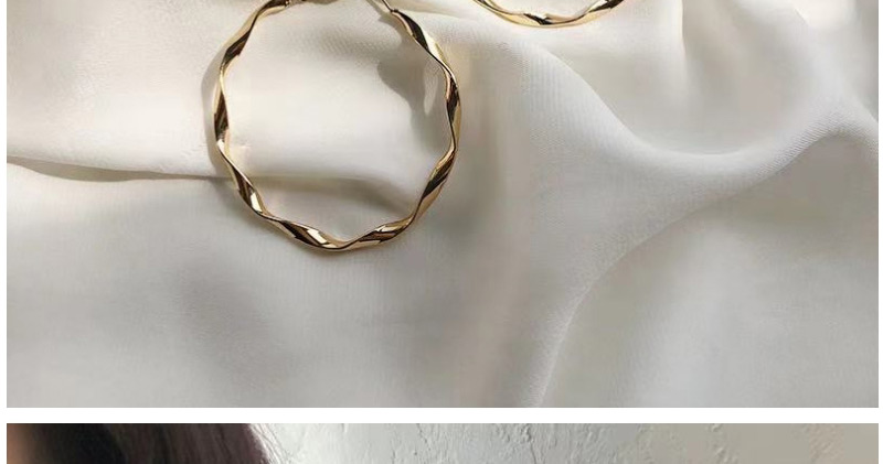 Fashion Small Gold (4cm) Geometric Circle Ear Ring,Hoop Earrings