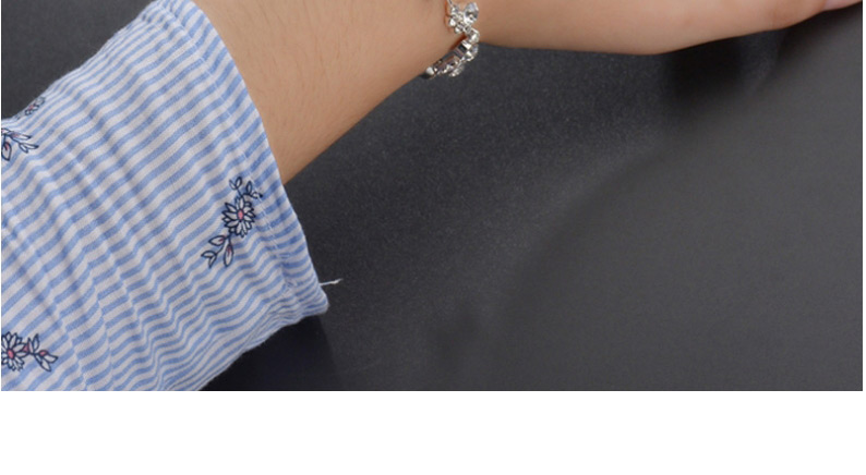 Fashion Silver Color S-shaped Diamond Bracelet,Fashion Bracelets
