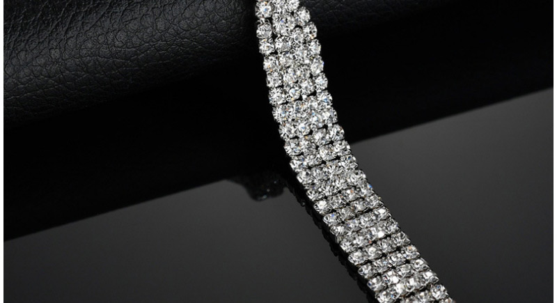 Fashion Silver Color X-shaped Diamond Bracelet,Fashion Bracelets