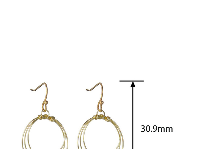 Fashion Color Titanium Steel Splicing Round Earrings,Hoop Earrings