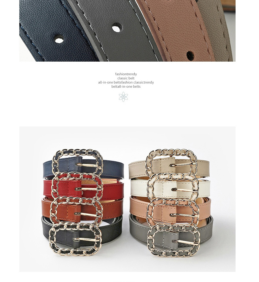 Fashion Gray Metal Japanese Buckle Belt,Wide belts
