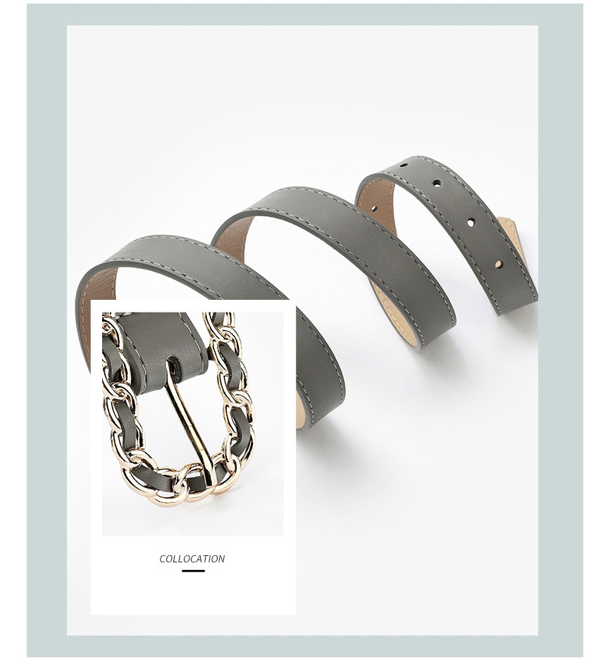 Fashion Beige Metal Japanese Buckle Belt,Wide belts
