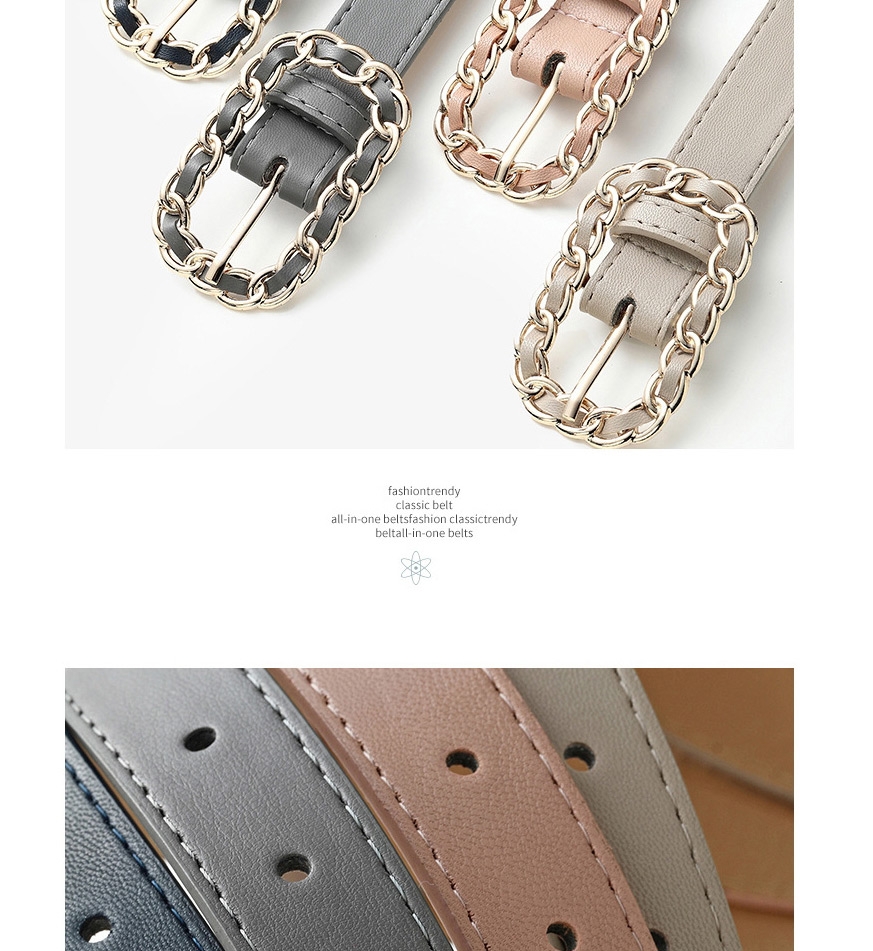 Fashion Beige Metal Japanese Buckle Belt,Wide belts