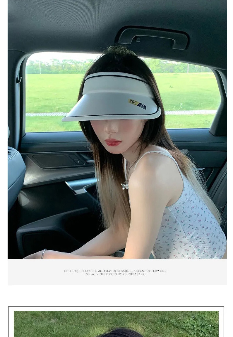 Fashion 【navy Blue】 Anti-ultraviolet Hollow Top Cover Face Sun Hat,Sun Hats