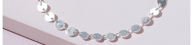Fashion Silver Disc Chain Anklet,Fashion Anklets