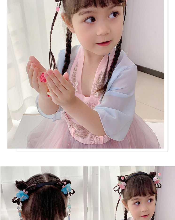 Fashion Purple【double Butterfly】 Children