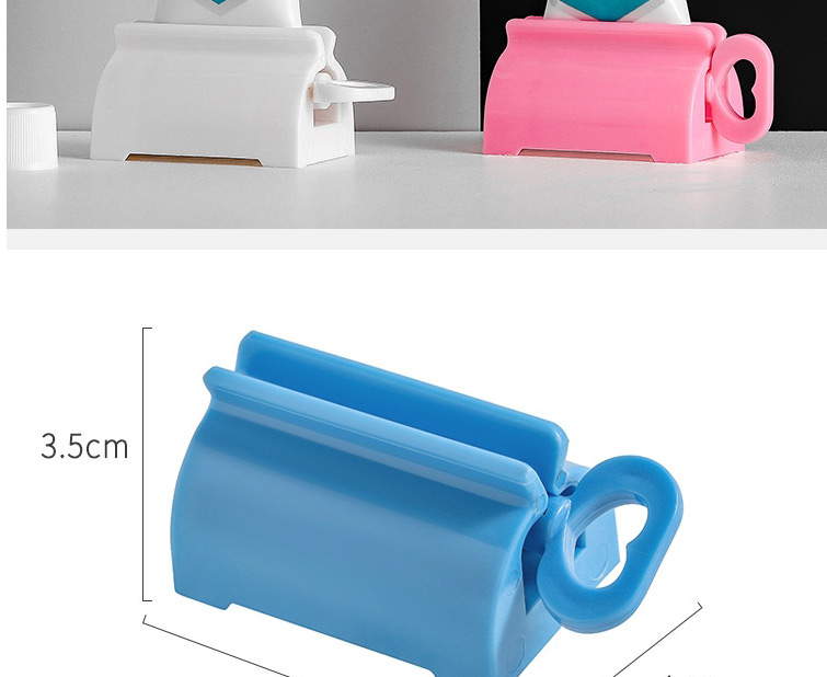 Fashion Pink Pure Color Toothpaste Squeezer,Household goods