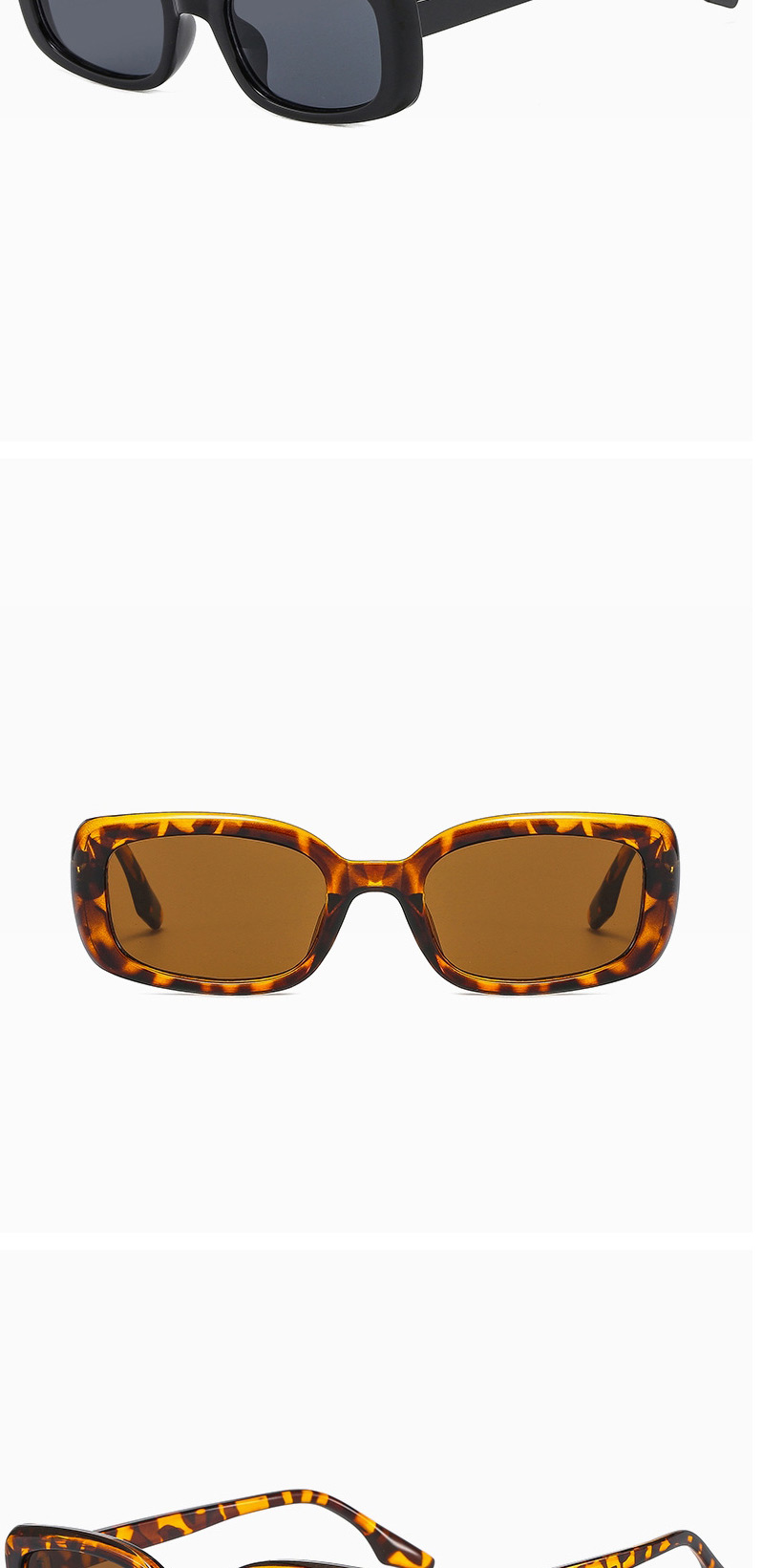 Fashion Jelly Ash Square Shade Sunglasses,Women Sunglasses
