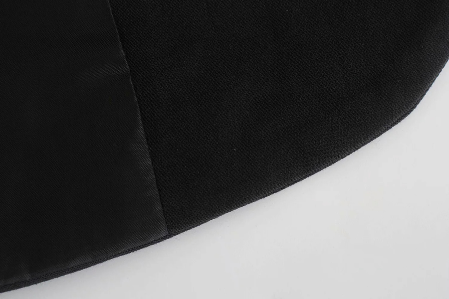 Fashion Black Long-sleeved Suit Dress With Back Webbing,Long Dress