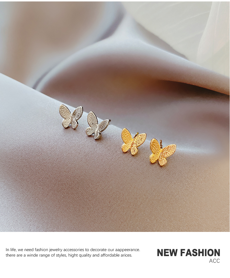 Fashion Golden Butterfly Tassel Earrings,Drop Earrings