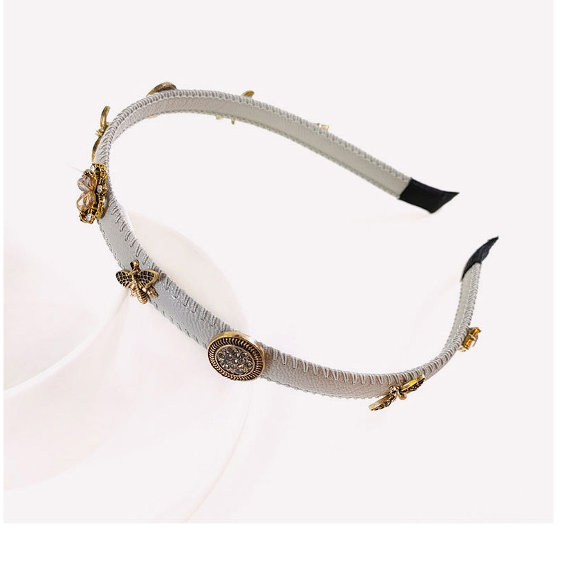 Fashion Gray Alloy Bee Butterfly Hair Band,Head Band
