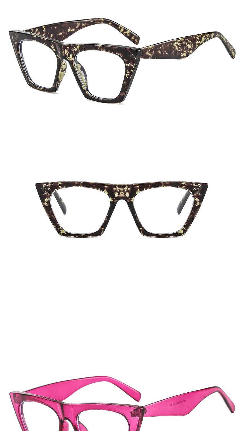 Fashion Leopard Tea Tablets Anti-blue Cat Eye Flat Optical Glasses Frame,Fashion Glasses
