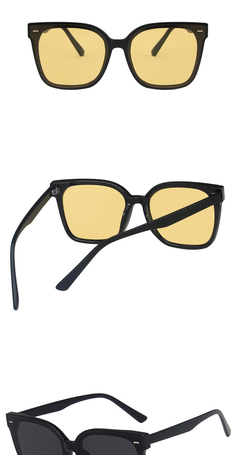 Fashion Leopard Pattern Square Large Frame Sunglasses,Women Sunglasses