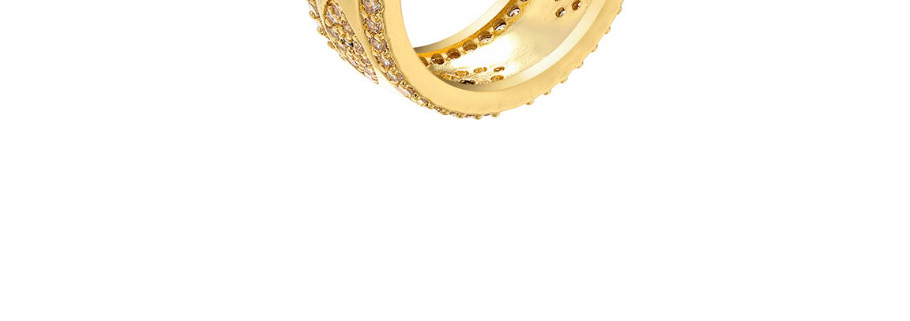 Fashion White Gold Micro Inlaid Eye Ring,Rings