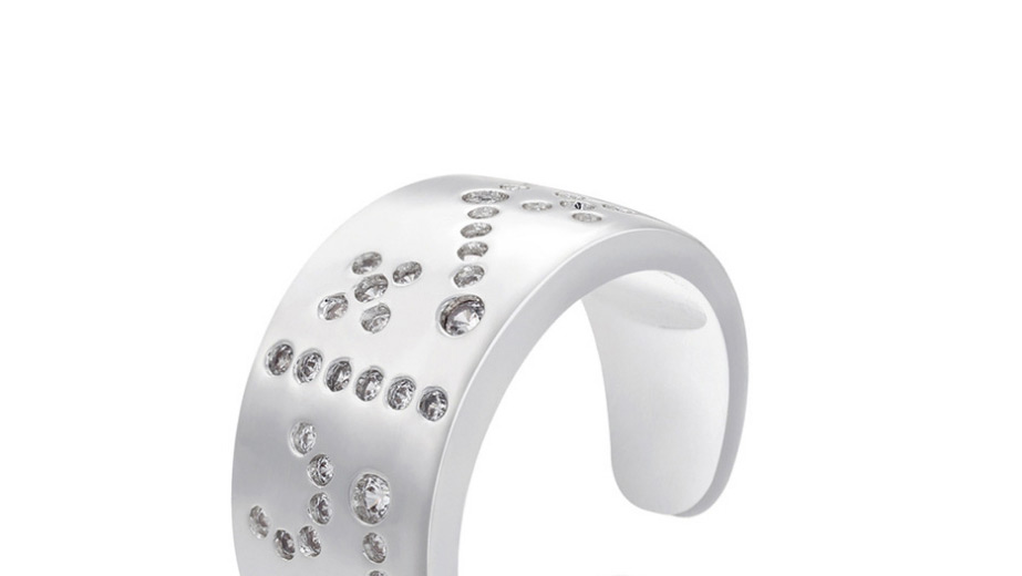 Fashion 4# Zircon Geometry Ring,Rings