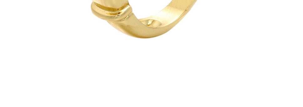 Fashion White Gold Glossy Finger Ring,Rings