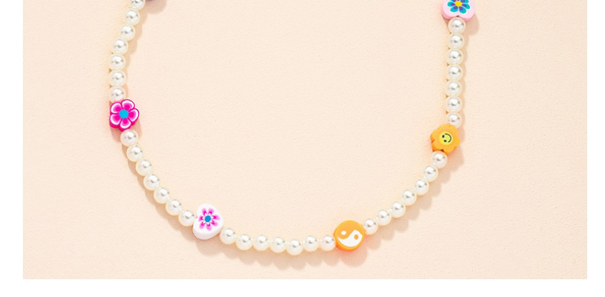 Fashion Pearl Necklace Flower Pearl Love Necklace,Beaded Necklaces