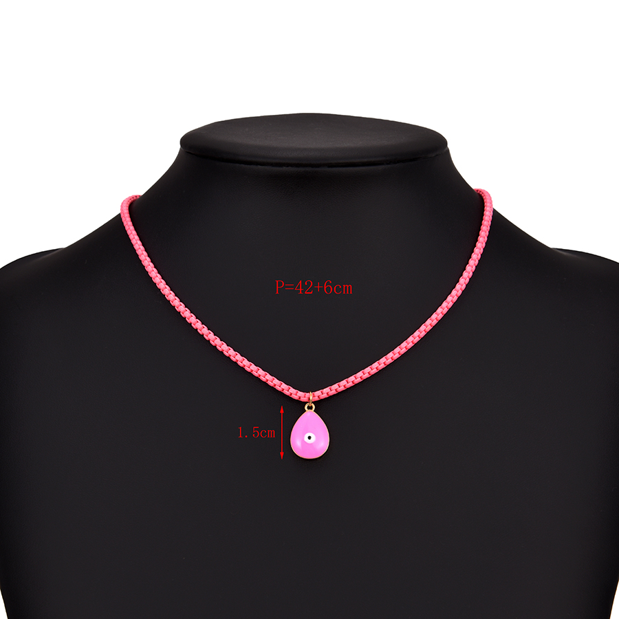 Fashion Purple Copper Drop Oil Drop Necklace,Necklaces
