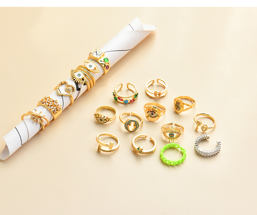 Fashion Gold Alloy Diamond Crescent Star Bracelet,Bracelets