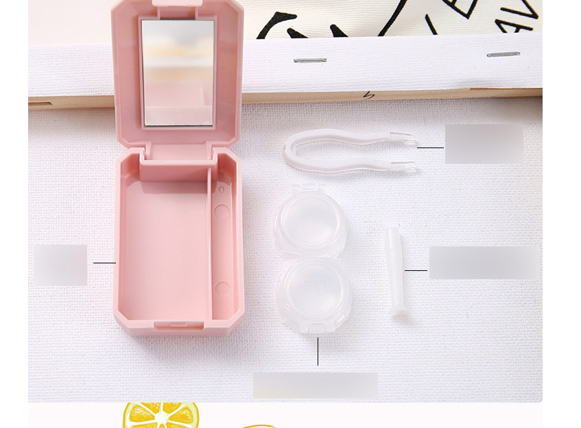 Fashion Pineapple Soft Plastic Cartoon Contact Lens Case,Contact Lens Box