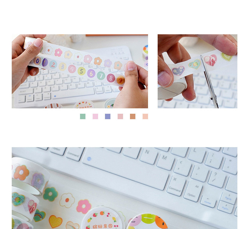 Fashion 6# Cartoon Tape Diy Hand Account Stickers,Stickers/Tape