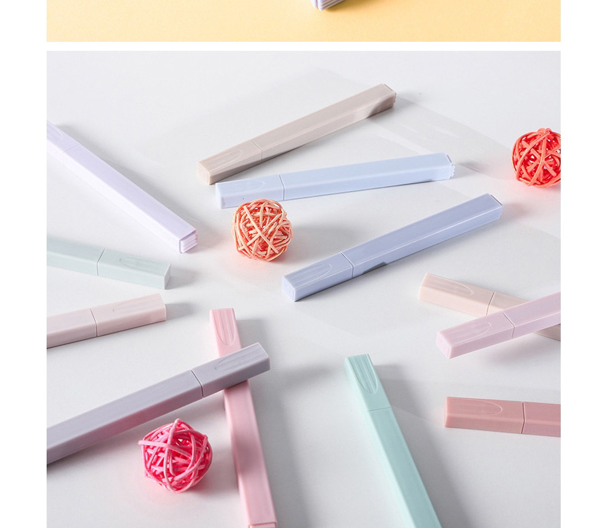 Fashion Lightly Talk About Salt Morandi Square Marker 6 Color Set,Writing Pens