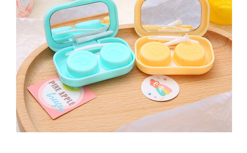 Fashion Little Red Flower Cartoon Plastic Contact Lens Case,Contact Lens Box