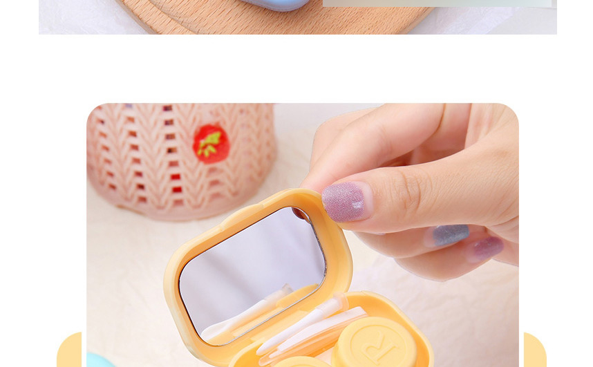 Fashion Sun Flower Cartoon Plastic Contact Lens Case,Contact Lens Box