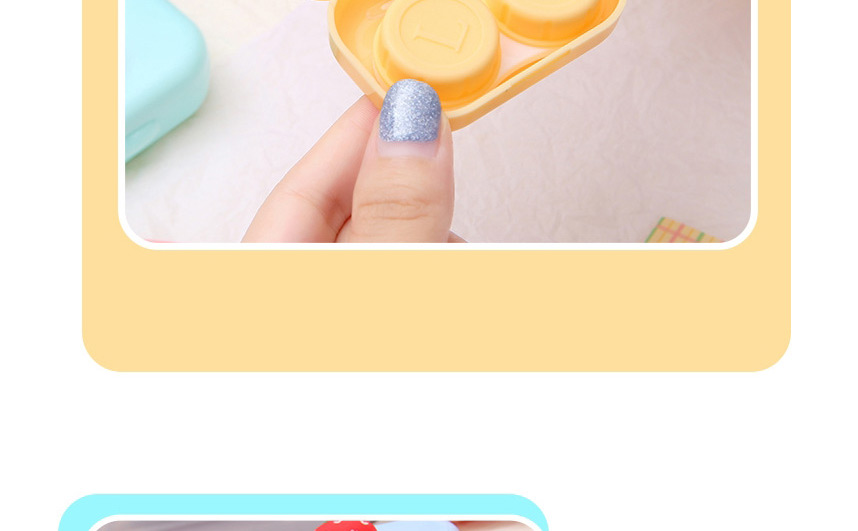 Fashion Avocado Cartoon Plastic Contact Lens Case,Contact Lens Box