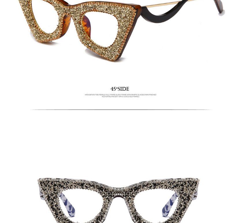 Fashion Yellow Diamond Fancy Diamond Cat Eye Sunglasses,Women Sunglasses