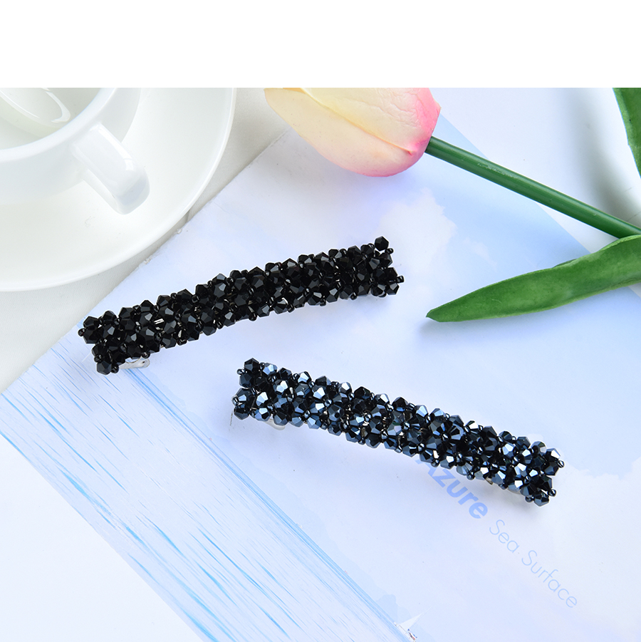 Fashion Champagne Alloy Resin Bead Hairpin,Hairpins