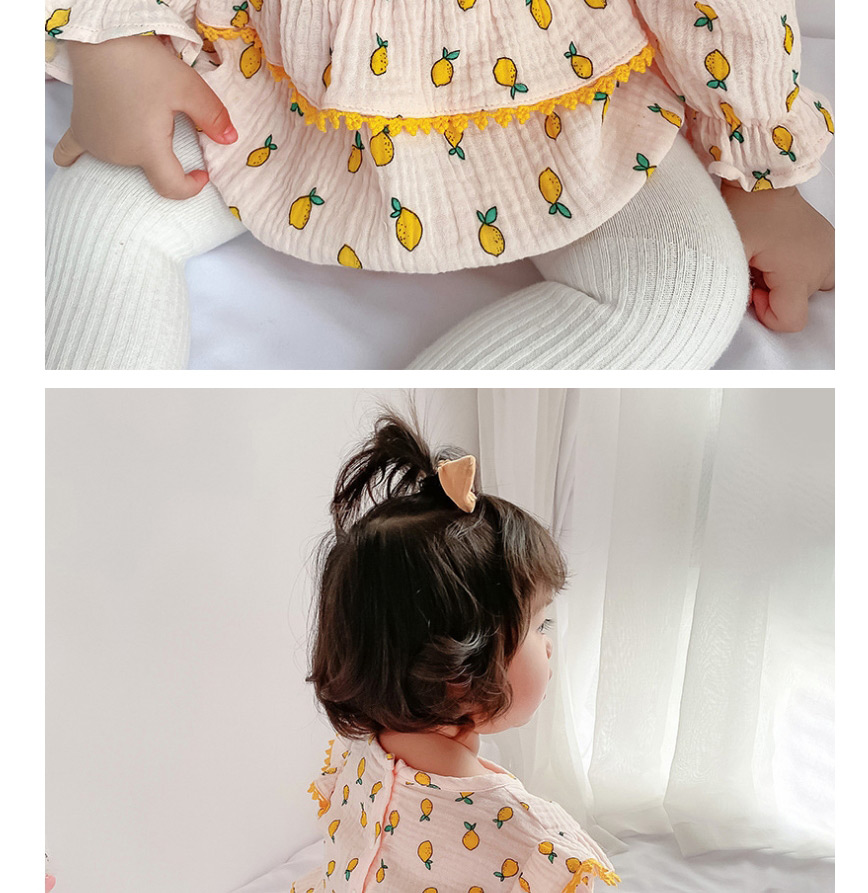 Fashion Yellow Pineapple Flying Sleeve Baby Jumpsuit,Kids Clothing
