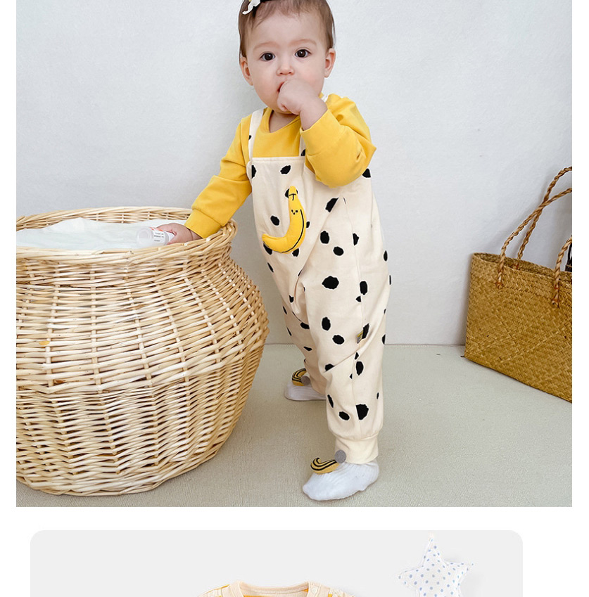 Fashion Stripe Printed Banana Stripe Baby Jumpsuit,Kids Clothing