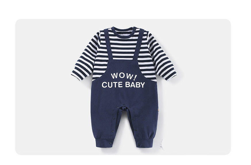Fashion Blue Striped Overalls Baby Overalls,Kids Clothing