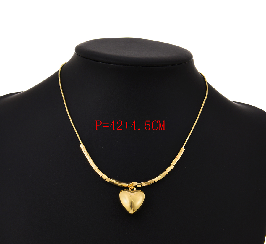 Fashion Golden Alloy Love Necklace,Pendants
