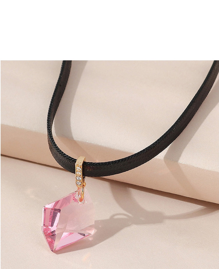Fashion Champagne Gold Crystal Necklace,Crystal Necklaces