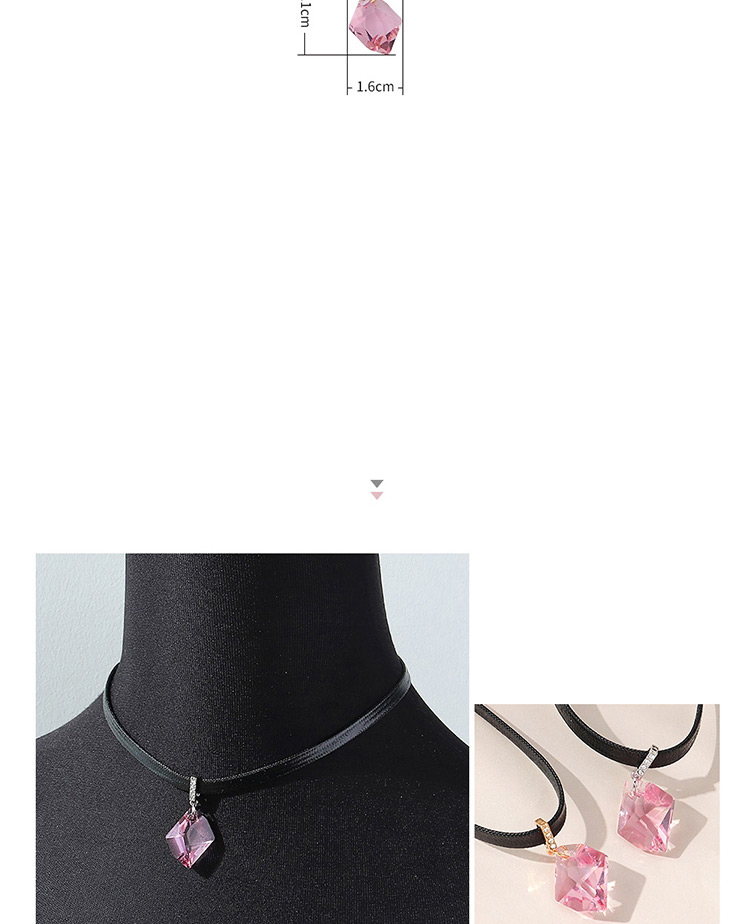 Fashion Platinum Crystal Necklace,Pendants