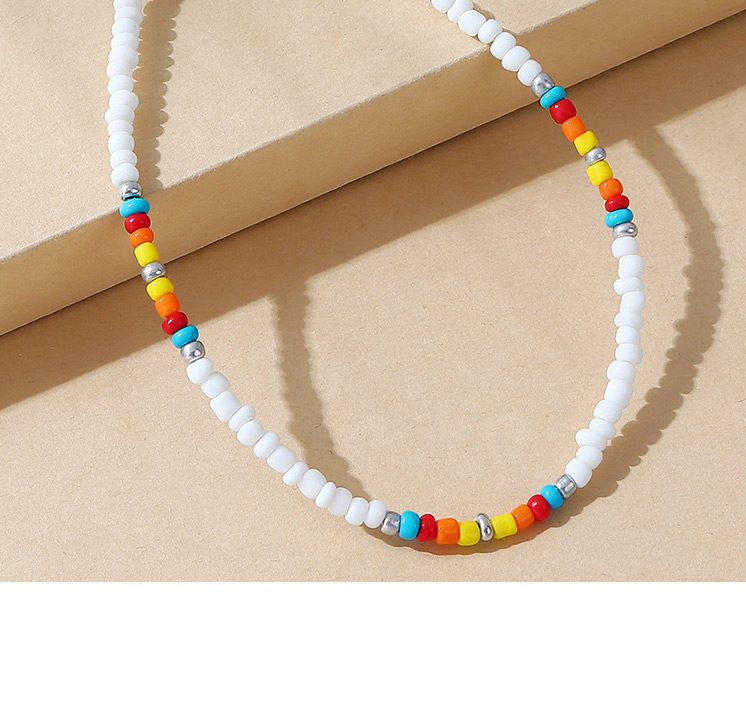 Fashion Beads Rice Beads Beaded Chain Anklet Set,Fashion Anklets