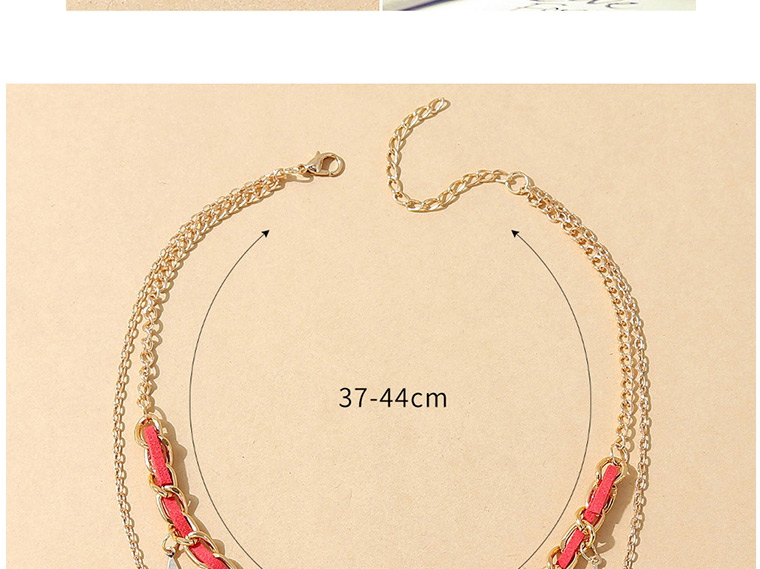 Fashion Gold Christmas Snowman Wreath Double Necklace,Multi Strand Necklaces