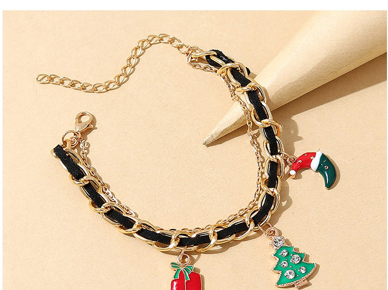 Fashion Gold Christmas Tree Bell Chain Bracelet,Fashion Bracelets