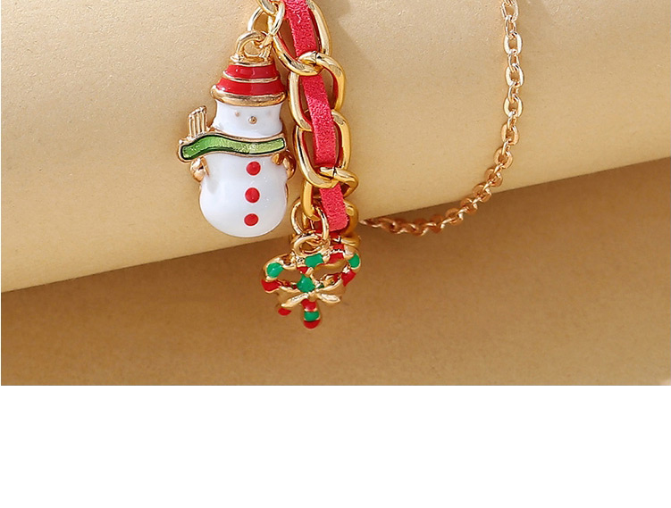 Fashion Gold Christmas Snowman Boots Chain Bracelet,Fashion Bracelets