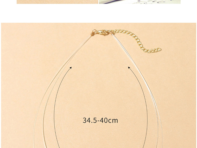 Fashion Gold Fishing Line Double Necklace,Necklaces