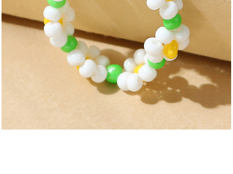 Fashion (white+yellow) Rice Bead Bead Winding Ring,Fashion Rings