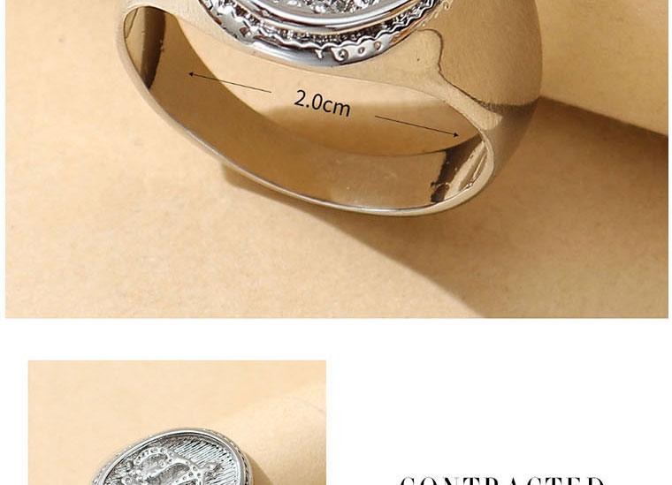 Fashion Silver Alloy Geometric Crown Ring,Fashion Rings
