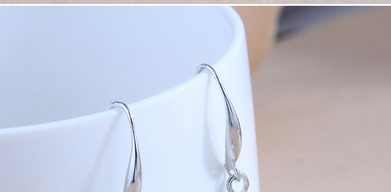 Fashion Silver Alloy Flower Crystal Stud Earrings,Crystal Earrings