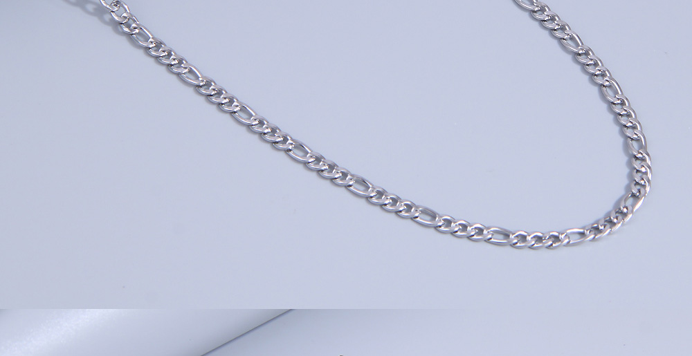 Fashion Silver Stainless Steel Metal Chain Necklace,Necklaces