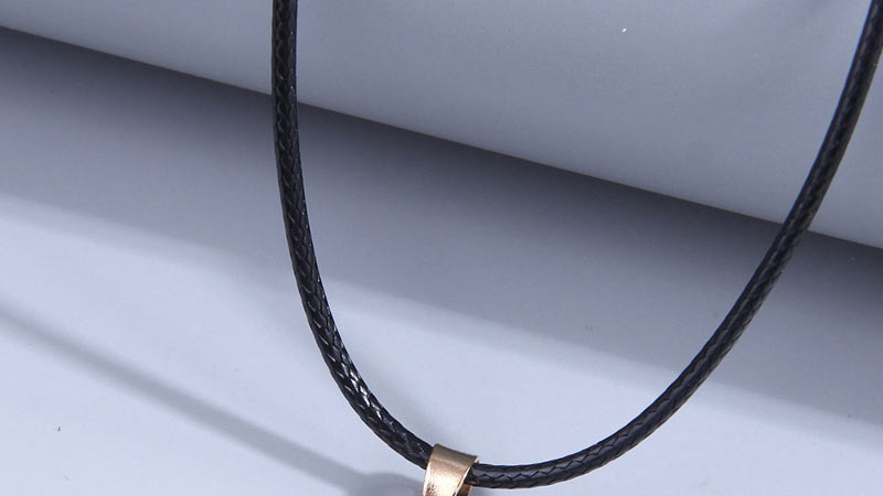 Fashion Black Metal Drop Oil Astronaut Necklace,Pendants